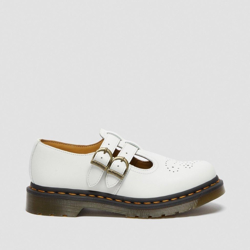 Dr. Martens White Mary Jane Shoes